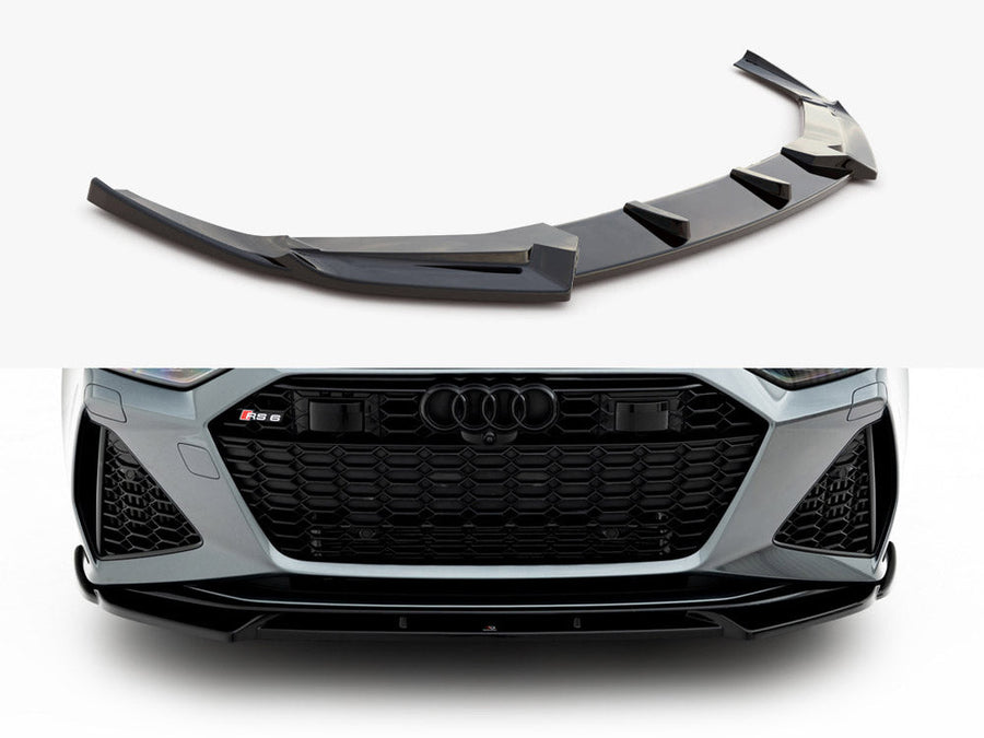Maxton Design - FRONT SPLITTER V1 AUDI RS6 C8 / C8 Facelift