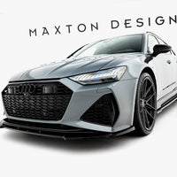 Maxton Design - FRONT SPLITTER V1 AUDI RS6 C8 / C8 Facelift