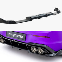 Maxton Design - Rear Splitter (Vertical Bars) V.1 Volkswagen Golf R Mk8 / Mk8 Facelift