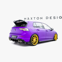 Maxton Design - Rear Splitter (Vertical Bars) V.1 Volkswagen Golf R Mk8 / Mk8 Facelift