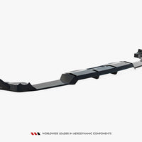 Maxton Design - Rear Splitter (Vertical Bars) V.1 Volkswagen Golf R Mk8 / Mk8 Facelift
