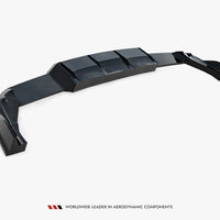 Maxton Design - Rear Splitter (Vertical Bars) V.1 Volkswagen Golf R Mk8 / Mk8 Facelift