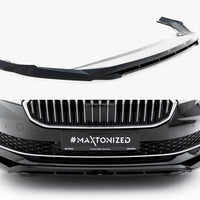 Maxton Design - Front Splitter V.1 Skoda Superb Mk4