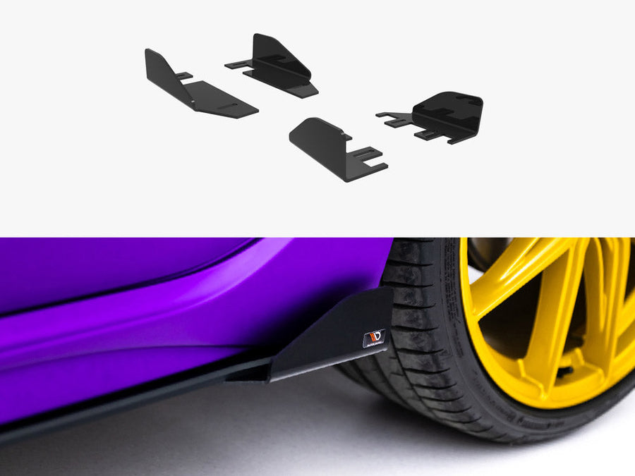 Maxton Design - Side Flaps Volkswagen Golf R Mk8 / Mk8 Facelift