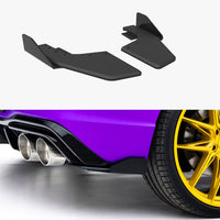 Maxton Design - Street PRO Rear Side Splitters V.2 + Flaps Volkswagen Golf R Mk8 / Mk8 Facelift