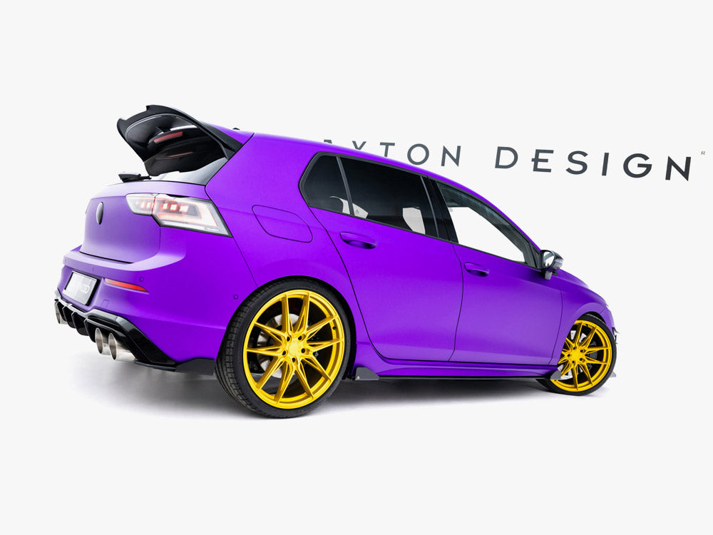 Maxton Design - Street PRO Side Skirts Diffusers + Flaps Volkswagen Golf R Mk8 / Mk8 Facelift