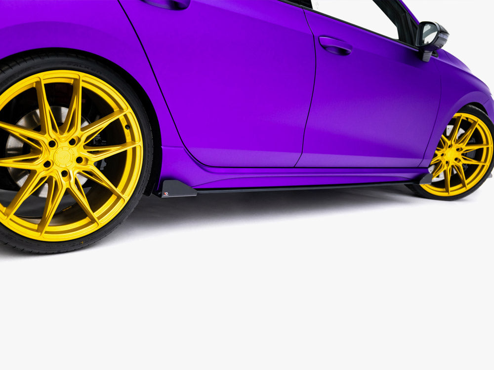 Maxton Design - Street PRO Side Skirts Diffusers + Flaps Volkswagen Golf R Mk8 / Mk8 Facelift