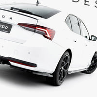 Maxton Design - Rear Side Splitters Skoda Octavia Sportline Liftback / Estate Mk4 Facelift