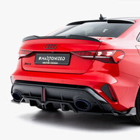 Maxton Design - Rear Splitter (Vertical Bars) V.2 Audi RS3 Sedan 8Y Facelift