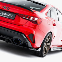 Maxton Design - Rear Splitter (Vertical Bars) V.2 Audi RS3 Sedan 8Y Facelift
