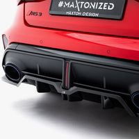 Maxton Design - Rear Splitter (Vertical Bars) V.2 Audi RS3 Sedan 8Y Facelift