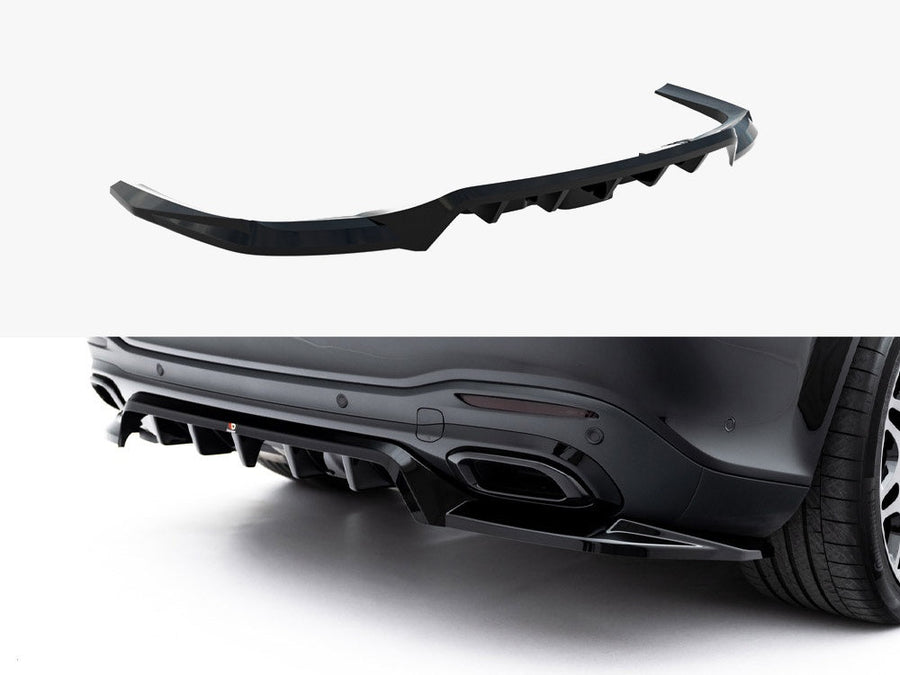 Maxton Design - Rear Splitter (Vertical Bars) Mercedes-Benz GLS AMG-Line X167 Facelift