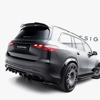 Maxton Design - Rear Splitter (Vertical Bars) Mercedes-Benz GLS AMG-Line X167 Facelift
