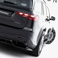 Maxton Design - Rear Splitter (Vertical Bars) Mercedes-Benz GLS AMG-Line X167 Facelift