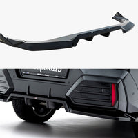 Maxton Design - Rear Splitter (Vertical Bars) BMW X2 M-Pack / iX2 U10