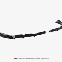 Maxton Design - Rear Splitter (Vertical Bars) BMW X3 M-Pack G45