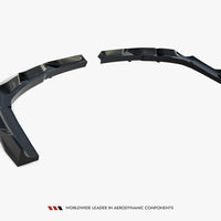 Maxton Design - Rear Splitter (Vertical Bars) BMW X3 M-Pack G45