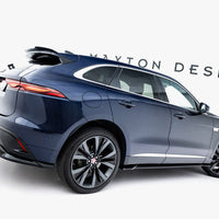 Maxton Design - Rear Splitter (Vertical Bars) Jaguar F-Pace R-Sport Mk1 Facelift