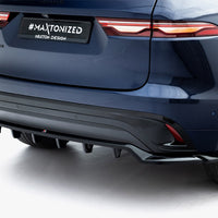 Maxton Design - Rear Splitter (Vertical Bars) Jaguar F-Pace R-Sport Mk1 Facelift