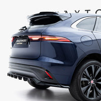 Maxton Design - Rear Splitter (Vertical Bars) Jaguar F-Pace R-Sport Mk1 Facelift