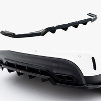 Maxton Design - Rear Splitter (Vertical Bars) Mercedes-Benz GLA 45 AMG X156 Facelift