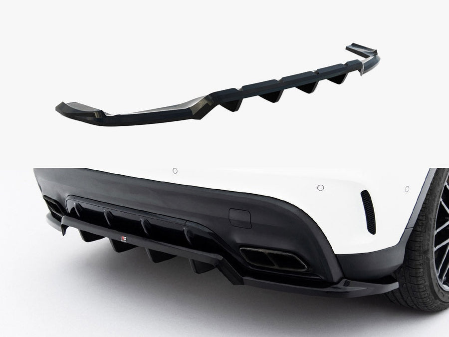 Maxton Design - Rear Splitter (Vertical Bars) Mercedes-Benz GLA 45 AMG X156 Facelift