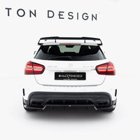 Maxton Design - Rear Splitter (Vertical Bars) Mercedes-Benz GLA 45 AMG X156 Facelift