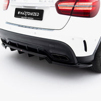 Maxton Design - Rear Splitter (Vertical Bars) Mercedes-Benz GLA 45 AMG X156 Facelift