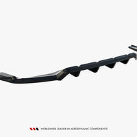 Maxton Design - Rear Splitter (Vertical Bars) Mercedes-Benz GLA 45 AMG X156 Facelift