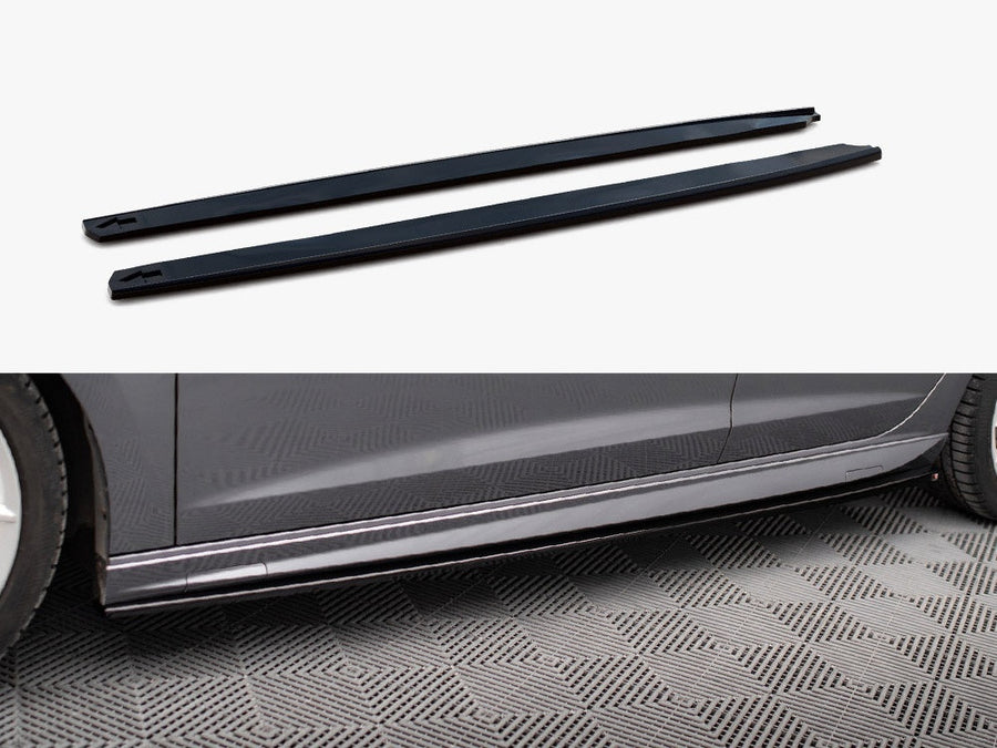 Maxton Design - Side Skirts Diffusers V.5 Seat Leon Cupra / FR / Standard Mk3 / Mk3 Facelift