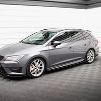Maxton Design - Side Skirts Diffusers V.5 Seat Leon Cupra / FR / Standard Mk3 / Mk3 Facelift