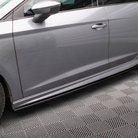 Maxton Design - Side Skirts Diffusers V.5 Seat Leon Cupra / FR / Standard Mk3 / Mk3 Facelift