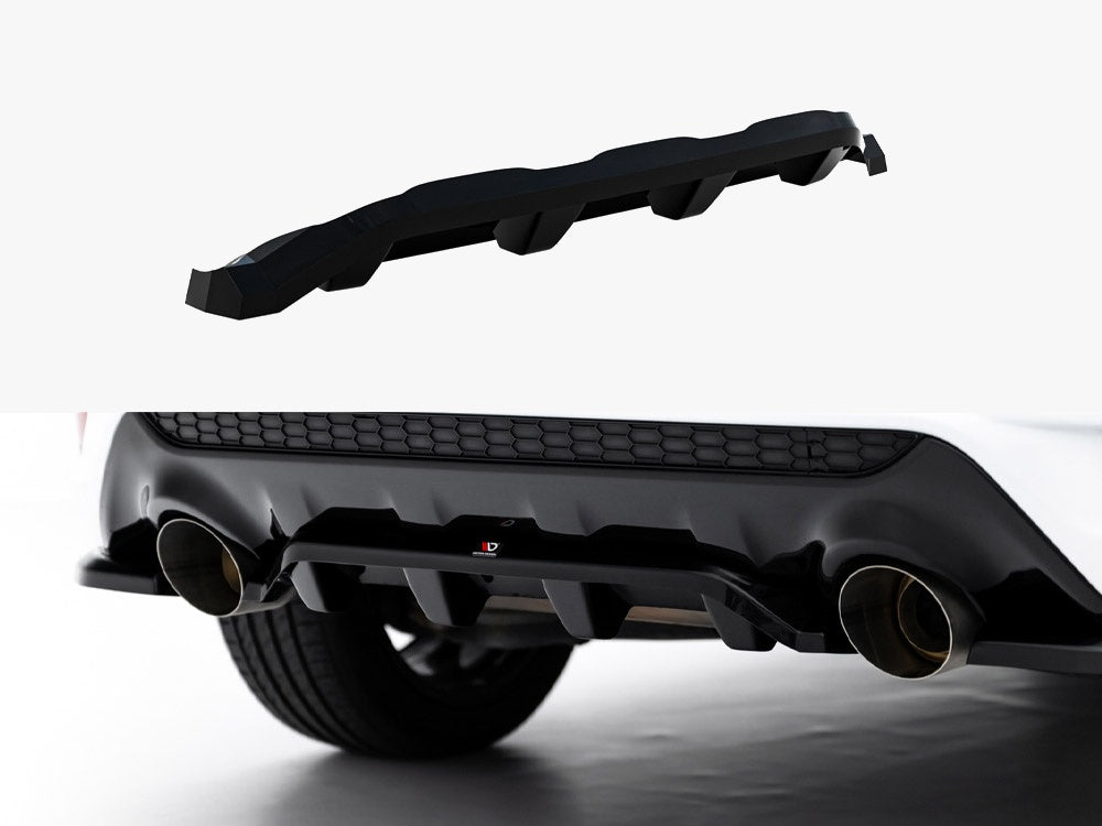 Maxton Design - Central Rear Splitter (Vertical Bars) Ford Kuga ST-Line Mk2 Facelift