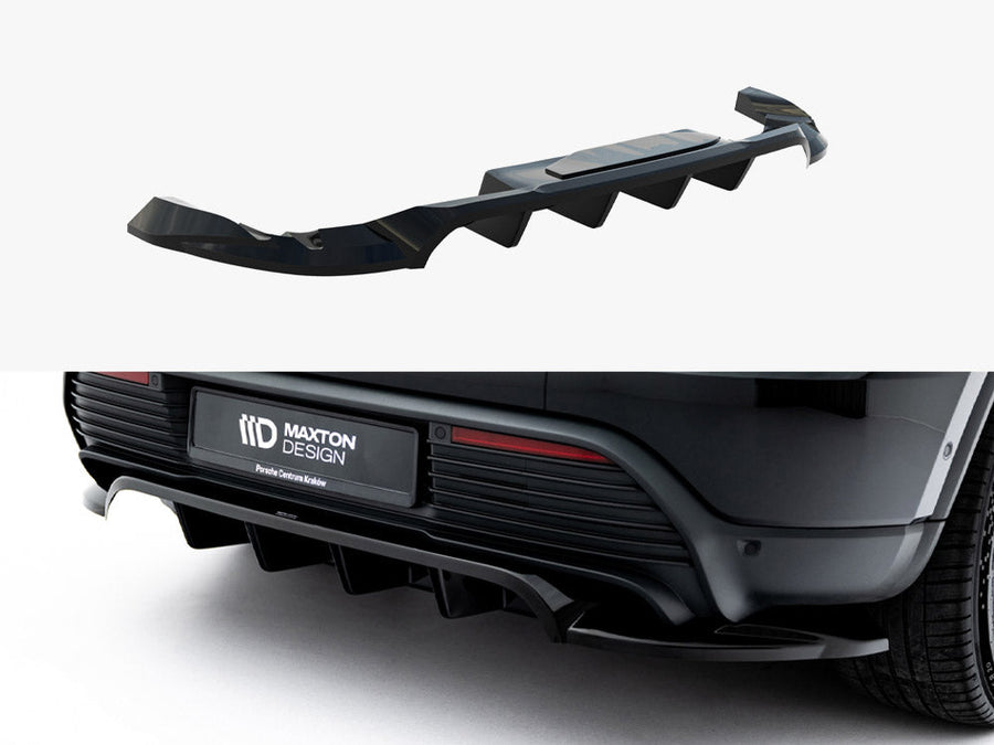 Maxton Design - Rear Splitter (Vertical Bars) Porsche Macan EV Mk1