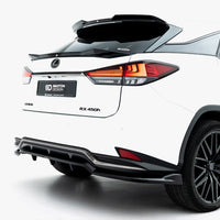 Maxton Design - Rear Splitter (Vertical Bars) Lexus RX F-Sport Mk4 Facelift