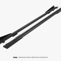 Maxton Design - Street PRO Side Skirts Diffusers + Flaps Ford Mustang GT Mk7