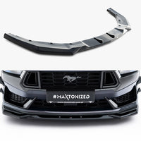 Maxton Design - Front Splitter V.2 Ford Mustang Dark Horse Mk7