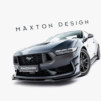Maxton Design - Front Splitter V.2 Ford Mustang Dark Horse Mk7