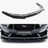Maxton Design - Front Splitter V.1 Ford Mustang Dark Horse Mk7