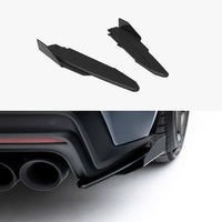 Maxton Design - Street PRO Rear Side Splitters + Flaps Ford Mustang Dark Horse Mk7