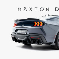 Maxton Design - Street PRO Rear Side Splitters + Flaps Ford Mustang Dark Horse Mk7