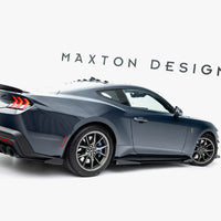 Maxton Design - Street PRO Side Skirts Diffusers + Flaps Ford Mustang Dark Horse Mk7