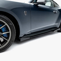 Maxton Design - Street PRO Side Skirts Diffusers + Flaps Ford Mustang Dark Horse Mk7