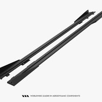 Maxton Design - Street PRO Side Skirts Diffusers + Flaps Ford Mustang Dark Horse Mk7