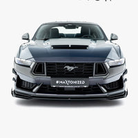 Maxton Design - Street PRO Front Splitter + Flaps Ford Mustang Dark Horse Mk7