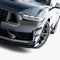 Maxton Design - Street PRO Front Splitter + Flaps Ford Mustang Dark Horse Mk7