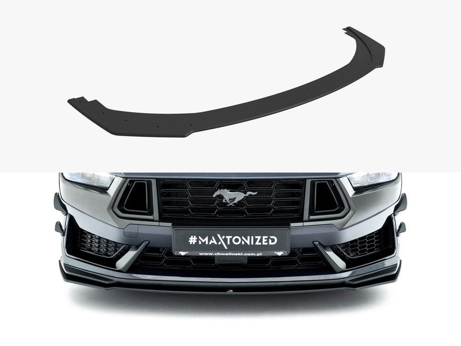 Maxton Design - Street PRO Front Splitter Ford Mustang Dark Horse Mk7