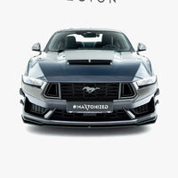 Maxton Design - Street PRO Front Splitter Ford Mustang Dark Horse Mk7