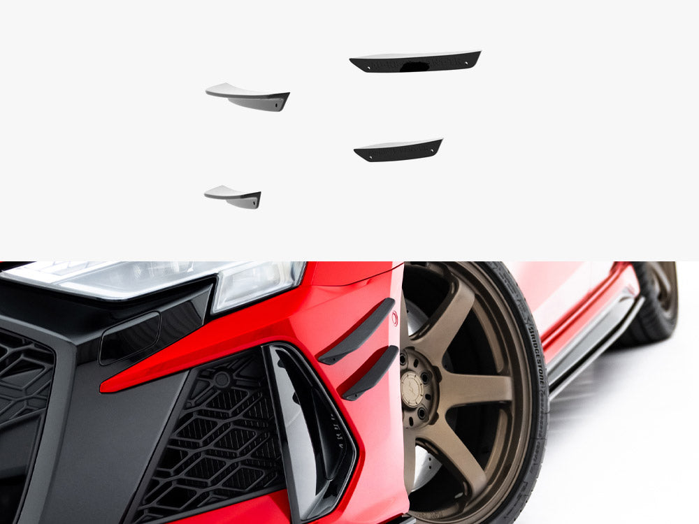 Maxton Design - Front Bumper Wings (Canards) Audi RS3 Sedan 8Y Facelift