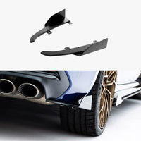 Maxton Design - Street PRO Rear Side Splitters + Flaps Audi S5 Sedan / Avant B10